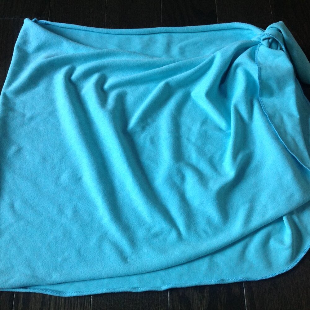 Light Blue Mini Sarong Coverup